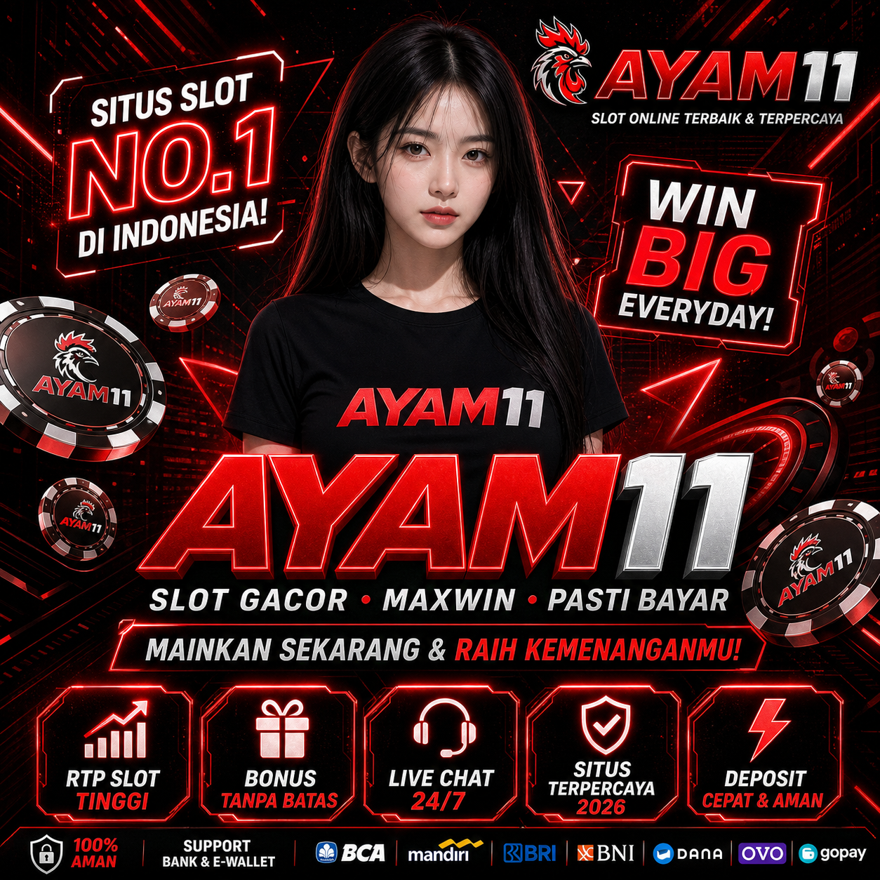 AYAM11 ⚡ Situs Slot Online Gacor 2026 | Login Cepat, Bonus Melimpah & Peluang Maxwin Lebih Besar by Hey siriusly